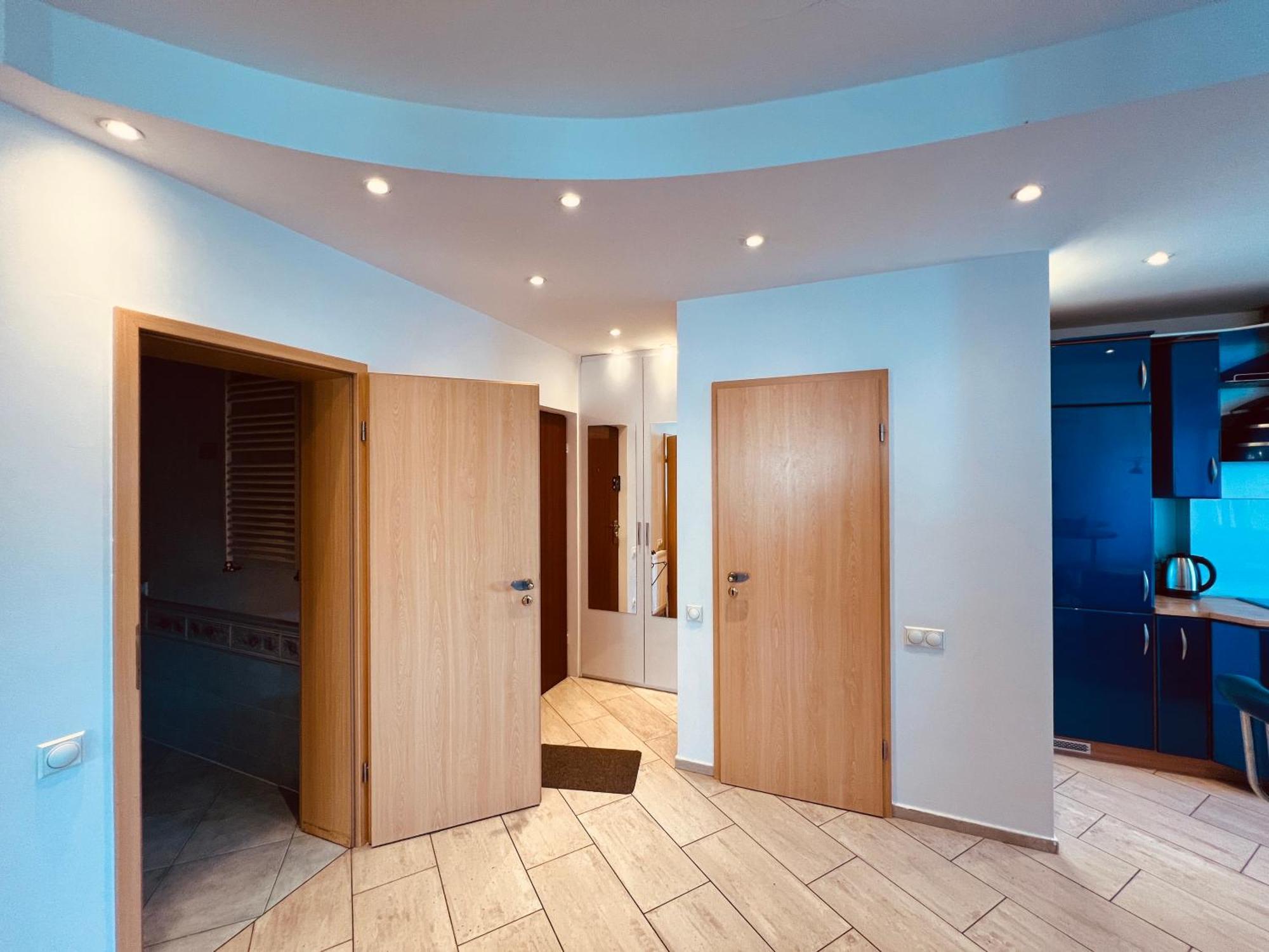 Ferienwohnung Lux Flat - Blue City Warschau Exterior foto